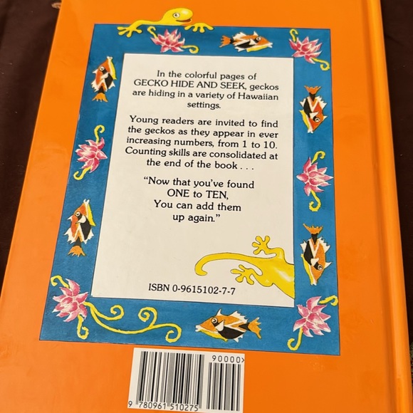Gecko Hide and Seek by Gill McBarnet HC 1993 First Edition EUC - Picture 5 of 5